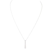 Tiffany & Co Graduated Jazz Drop Platinum Diamond Necklace