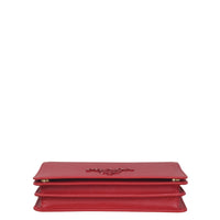 Prada Monochrome Saffiano Wallet on Chain