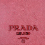 Prada Monochrome Saffiano Wallet on Chain