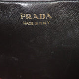 Prada Monochrome Saffiano Wallet on Chain