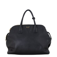 Prada Saffiano Cuir Triple Zip Dome Bag