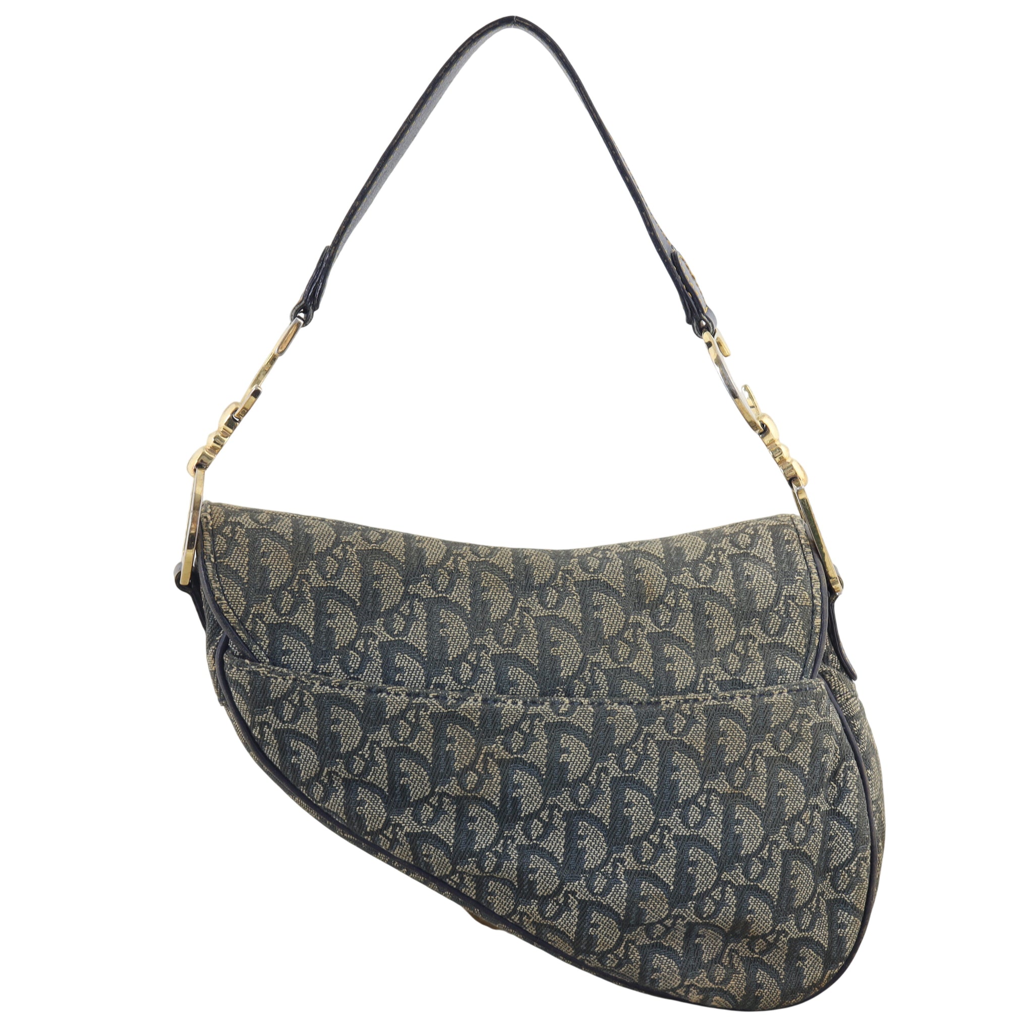 Dior Vintage Saddle Bag Oblique