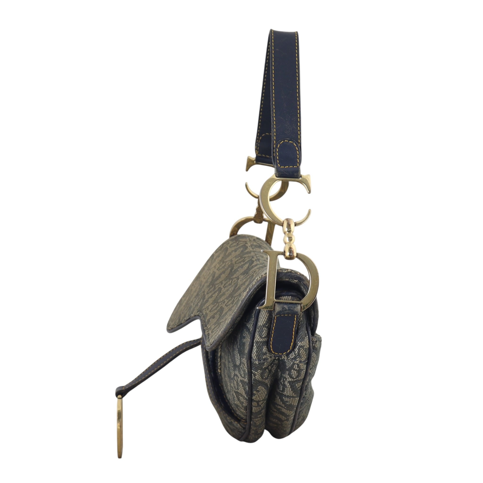 Dior Vintage Saddle Bag Oblique