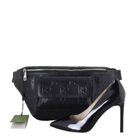 Gucci GG Embossed Leather Belt Bag