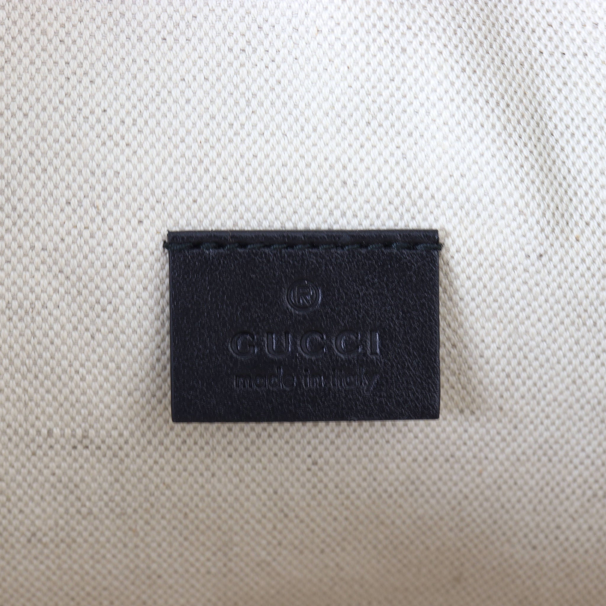 Gucci GG Embossed Leather Belt Bag