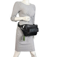 Gucci GG Embossed Leather Belt Bag