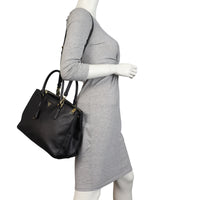 Prada Saffiano Lux Galleria Double Zip Tote Medium