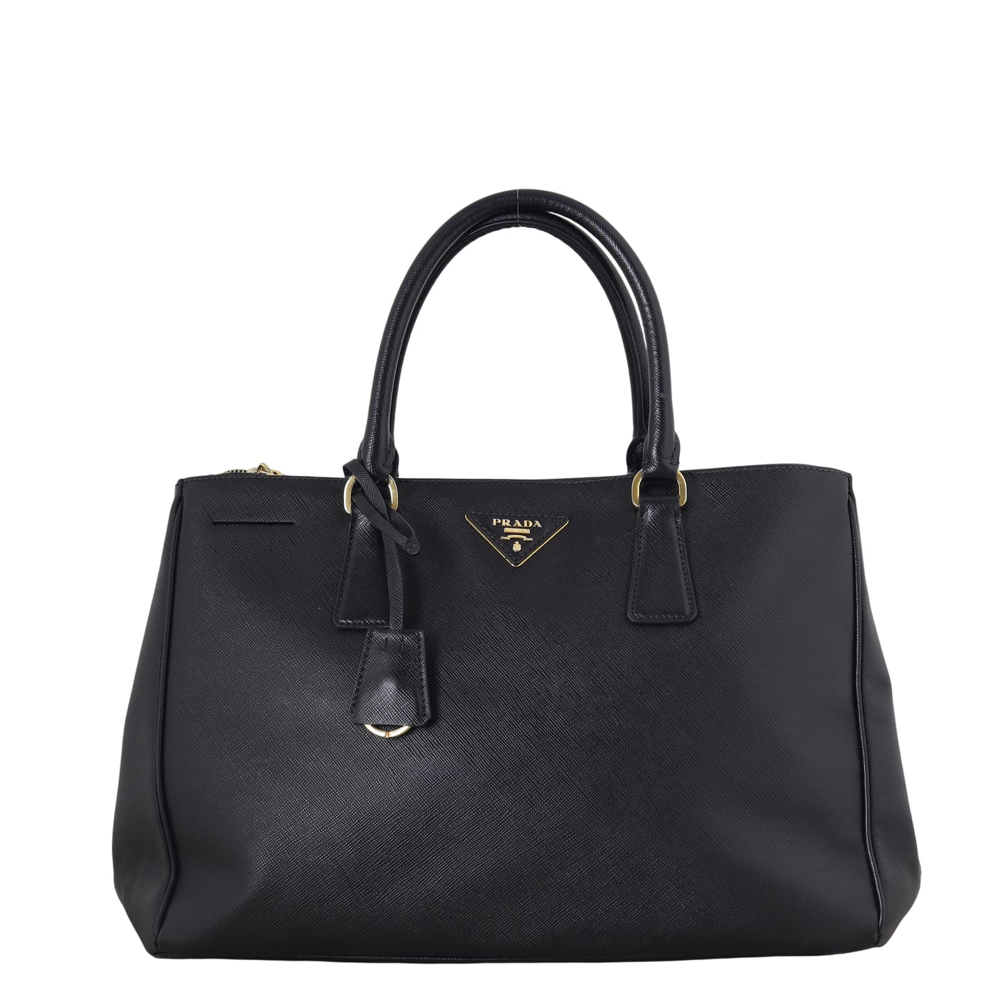 Prada Saffiano Lux Galleria Double Zip Tote Medium