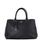 Prada Saffiano Lux Galleria Double Zip Tote Medium