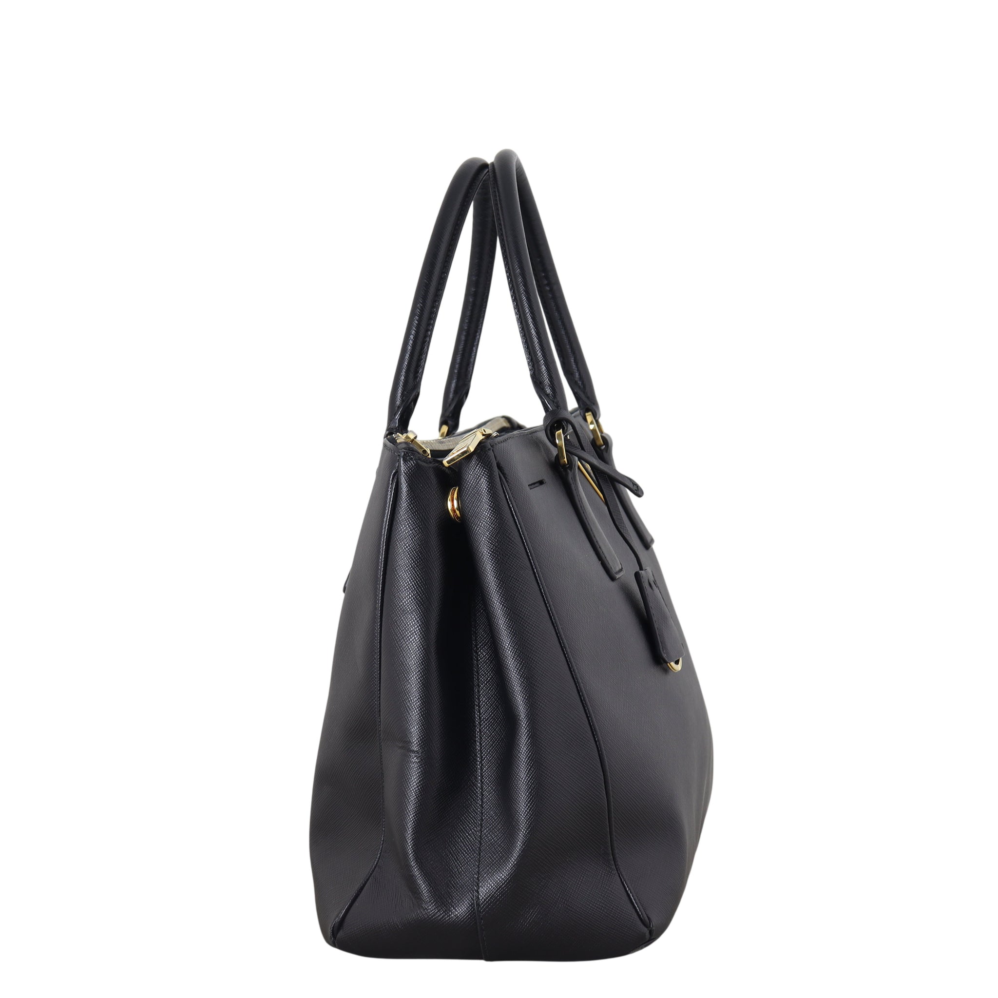 Prada Saffiano Lux Galleria Double Zip Tote Medium