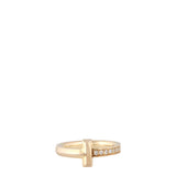 Tiffany & Co T1 Diamond 18k Rose Gold Ring