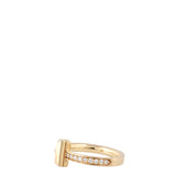 Tiffany & Co T1 Diamond 18k Rose Gold Ring