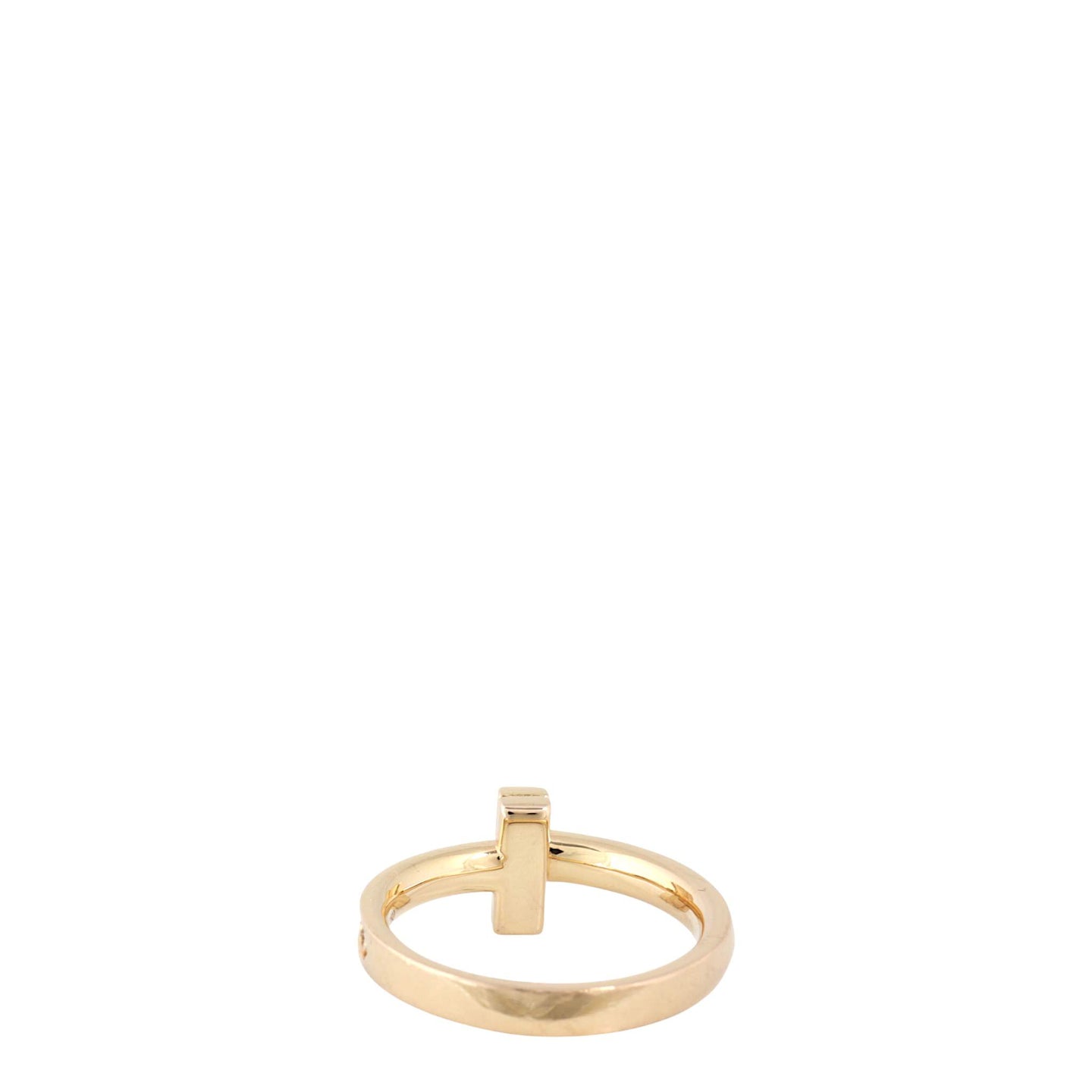 Tiffany & Co T1 Diamond 18k Rose Gold Ring