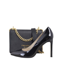 Prada Saffiano Lux Chain Flap Bag