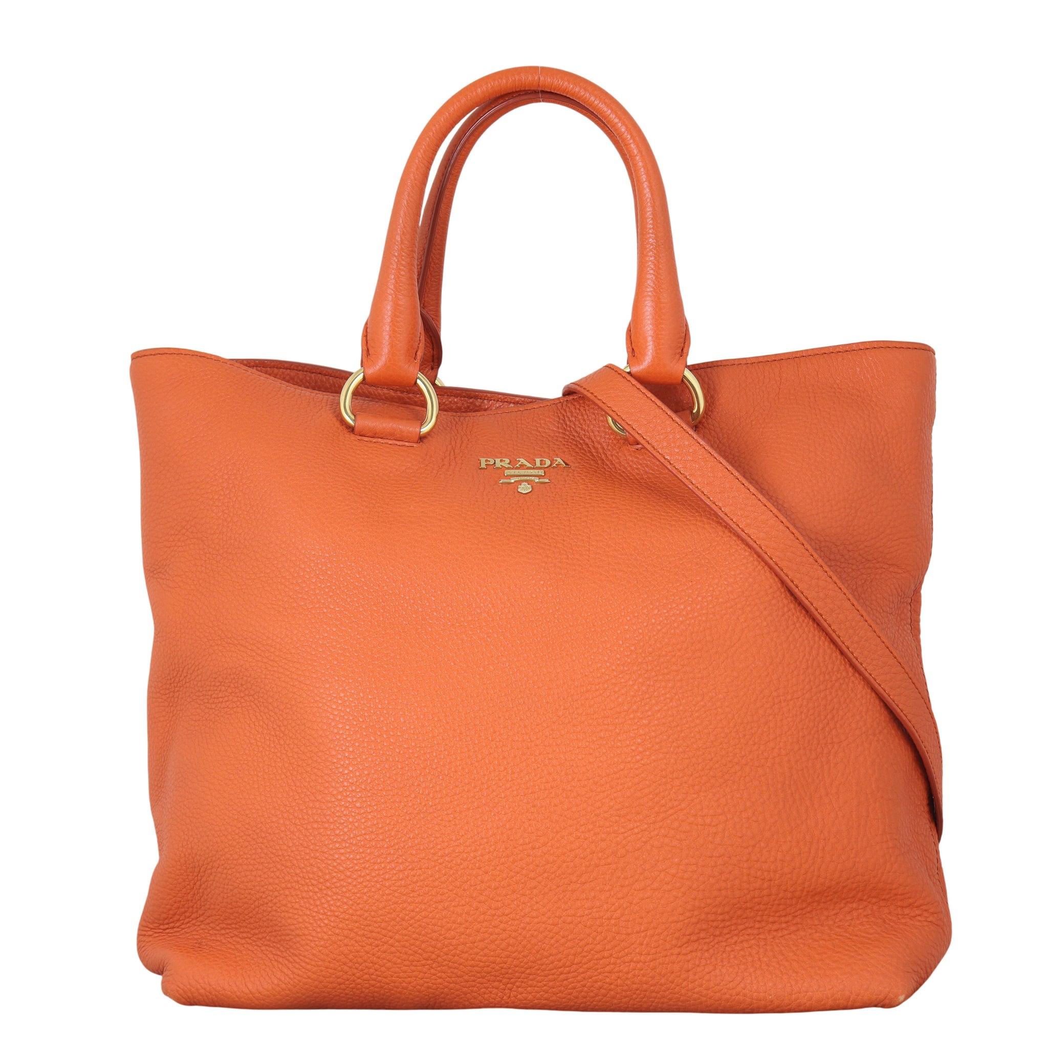 Prada Vitello Daino Shopping Tote