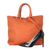 Prada Vitello Daino Shopping Tote
