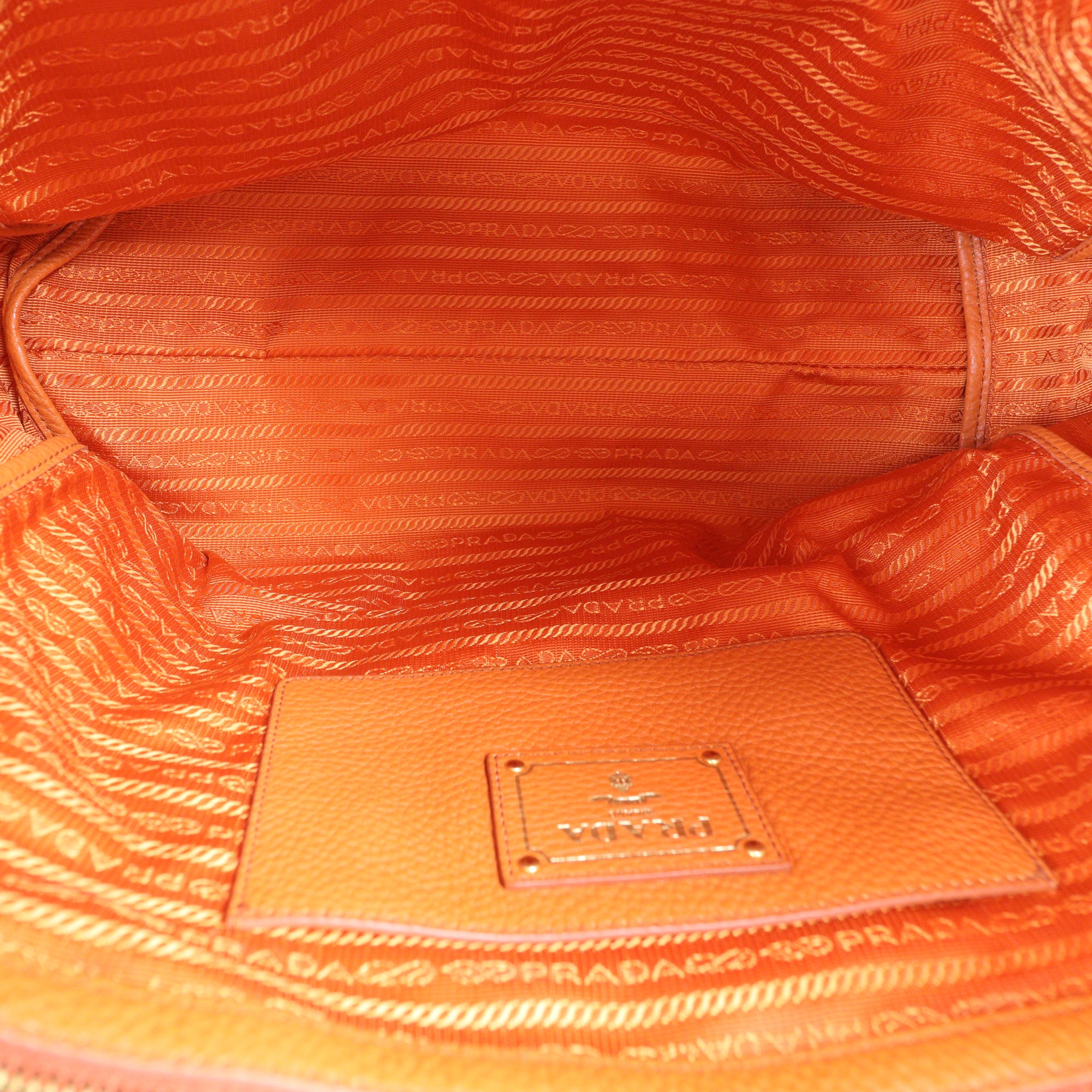 Prada Vitello Daino Shopping Tote