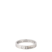 Cartier C de Cartier Diamond Platinum 3mm Wedding Band