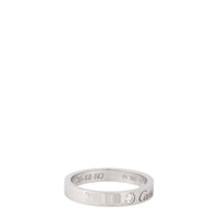 Cartier C de Cartier Diamond Platinum 3mm Wedding Band
