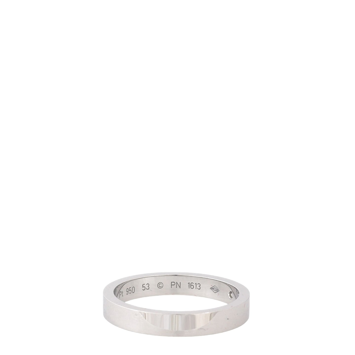 Cartier C de Cartier Diamond Platinum 3mm Wedding Band