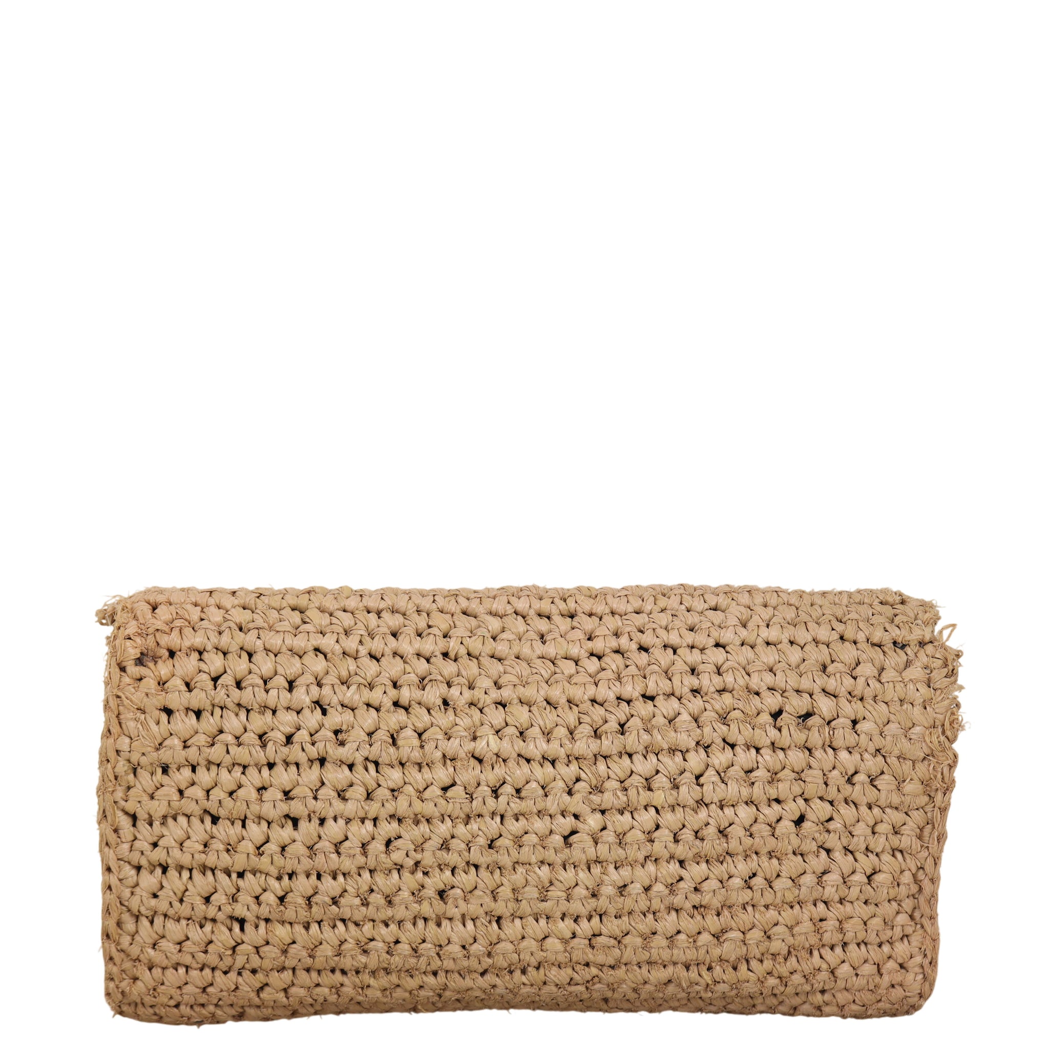 Saint Laurent Kate 99 Tassel Chain Bag Raffia