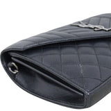 Saint Laurent Monogram Mix Matelasse Envelope Wallet on Chain