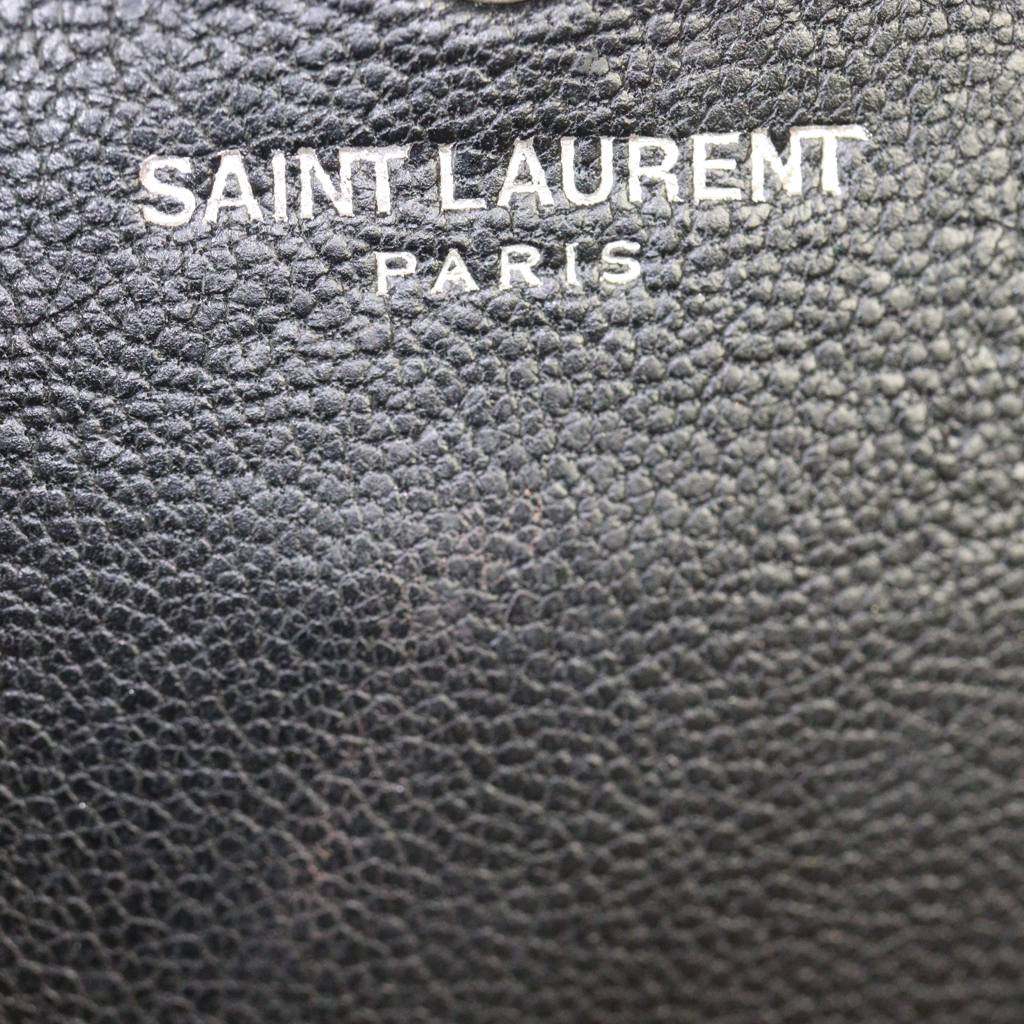 Saint Laurent Monogram Mix Matelasse Envelope Wallet on Chain