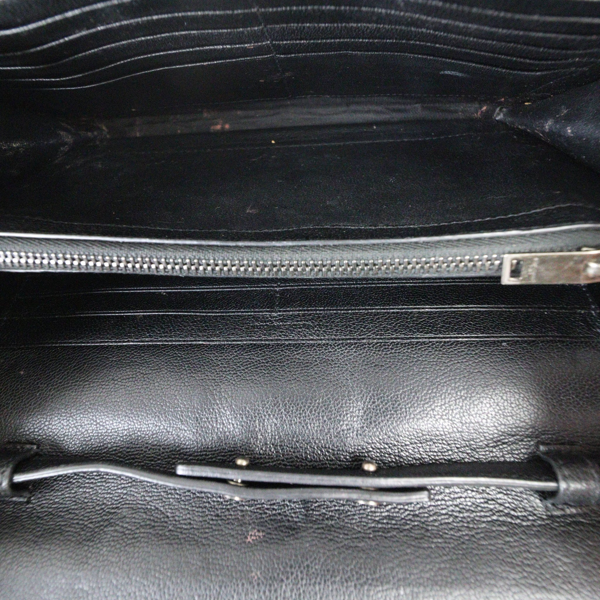 Saint Laurent Monogram Mix Matelasse Envelope Wallet on Chain