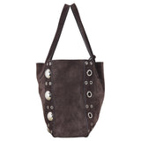 Valentino Nellcote Suede Shopping Bag Medium