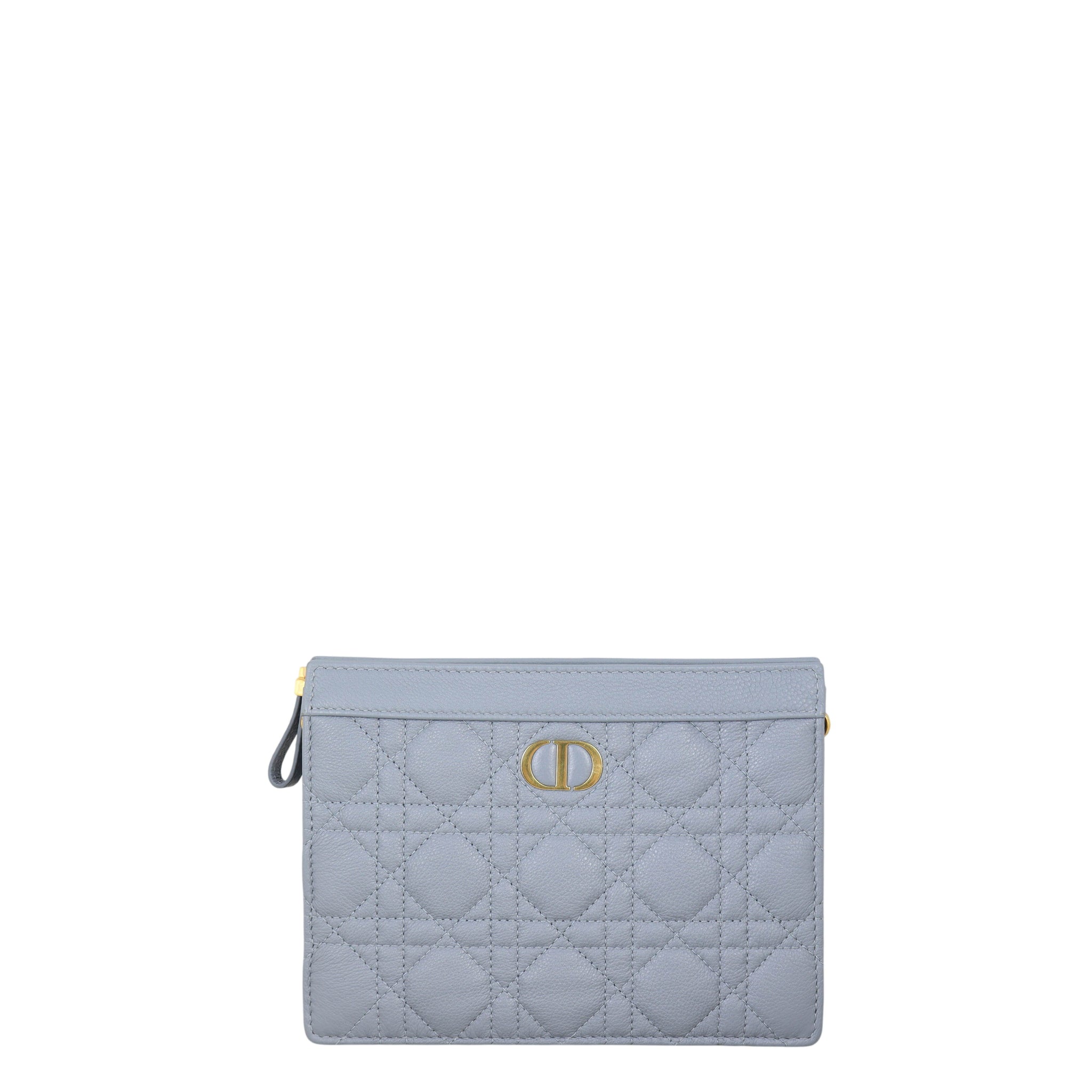 Dior Caro Zip Pouch on Chain