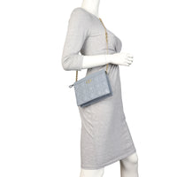 Dior Caro Zip Pouch on Chain