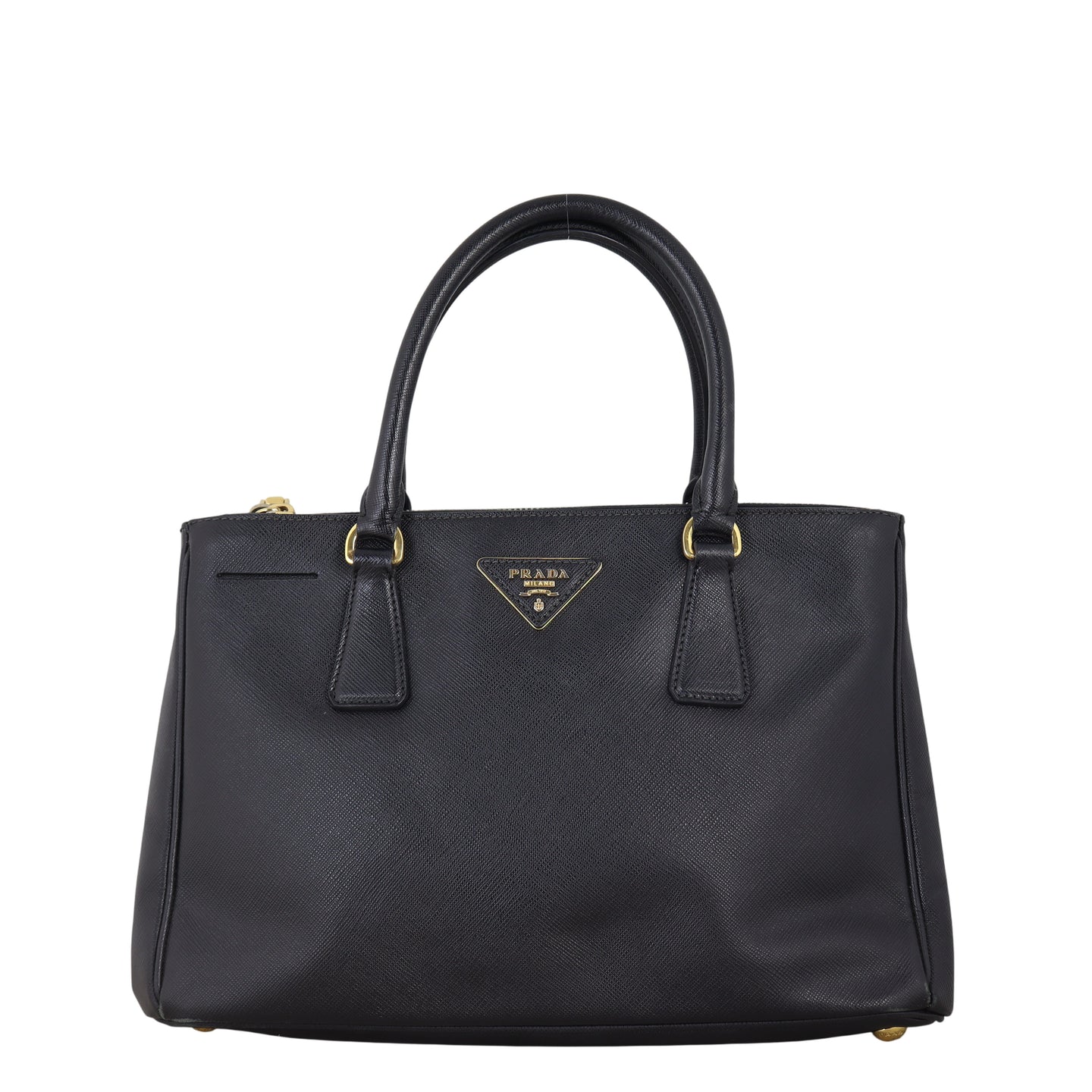 Prada Saffiano Lux Galleria Double Zip Tote Small