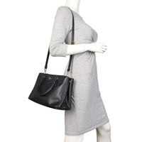 Prada Saffiano Lux Galleria Double Zip Tote Small