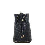 Chanel Paris Cosmopolite Bucket Bag Chevron
