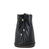 Chanel Paris Cosmopolite Bucket Bag Chevron