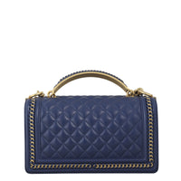 Chanel Boy Old Medium Paris-Rome Chain Top Handle