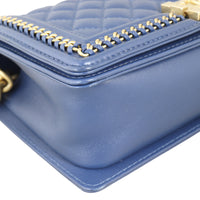 Chanel Boy Old Medium Paris-Rome Chain Top Handle