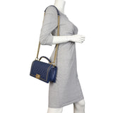 Chanel Boy Old Medium Paris-Rome Chain Top Handle