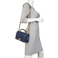 Chanel Boy Old Medium Paris-Rome Chain Top Handle