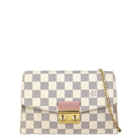 Louis Vuitton Croisette Chain Wallet Damier Azur