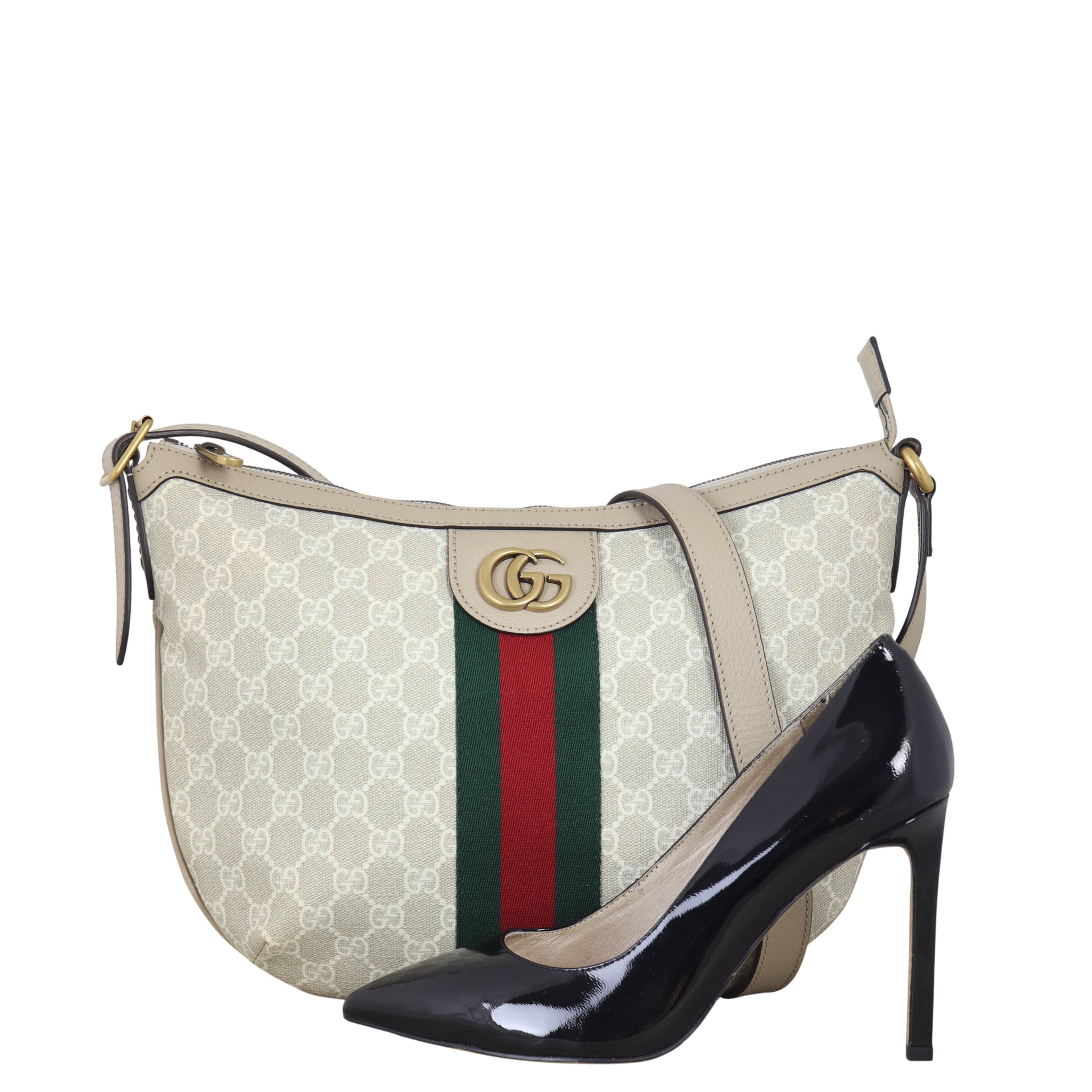 Gucci Ophidia Half Moon Small Hobo