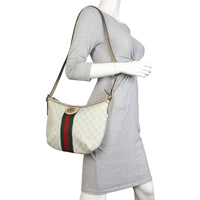 Gucci Ophidia Half Moon Small Hobo
