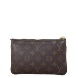 Louis Vuitton Double Zip Pochette Monogram Giant Reverse