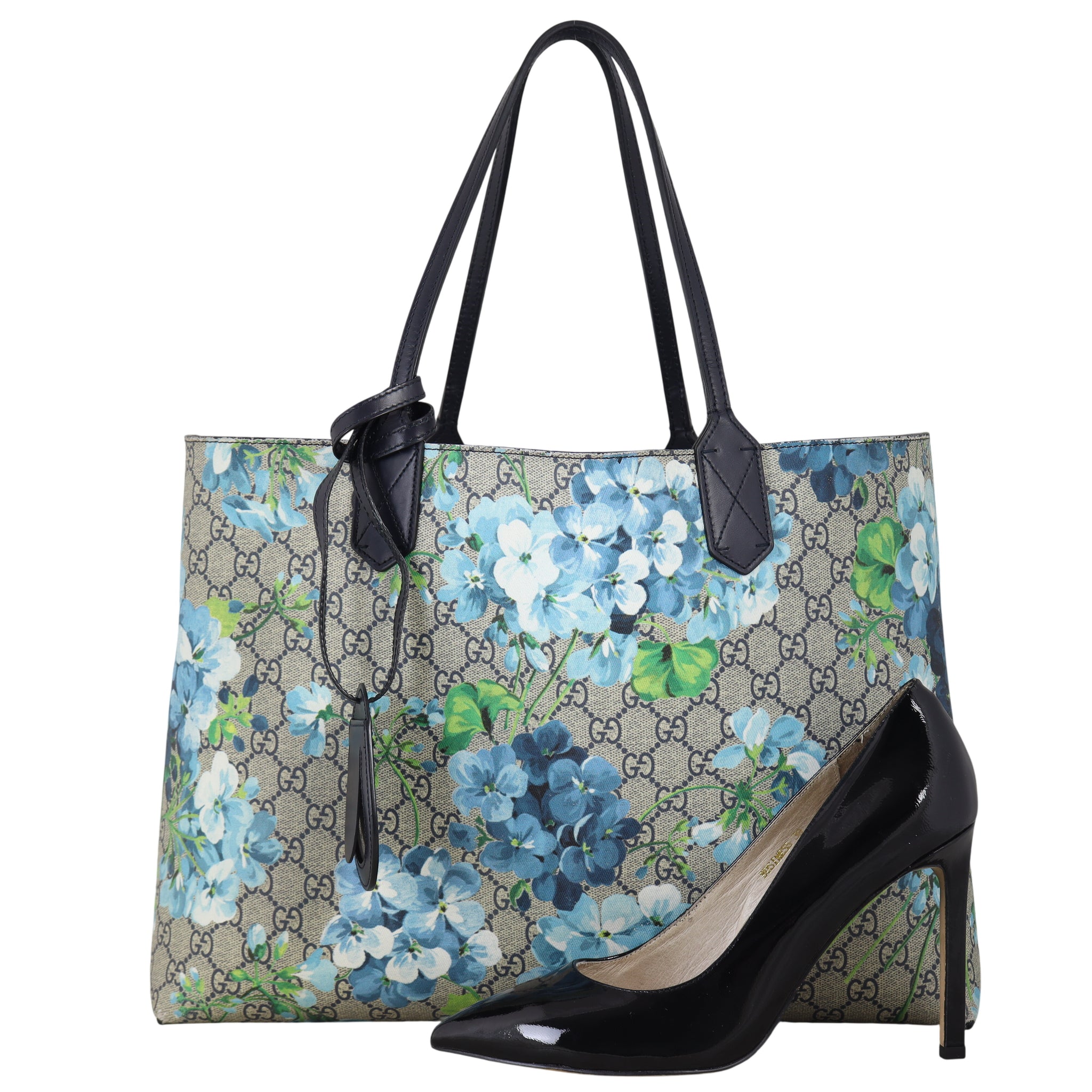 Gucci GG Supreme Blooms Reversible Tote