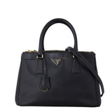 Prada Saffiano Lux Galleria Double Zip Tote Medium