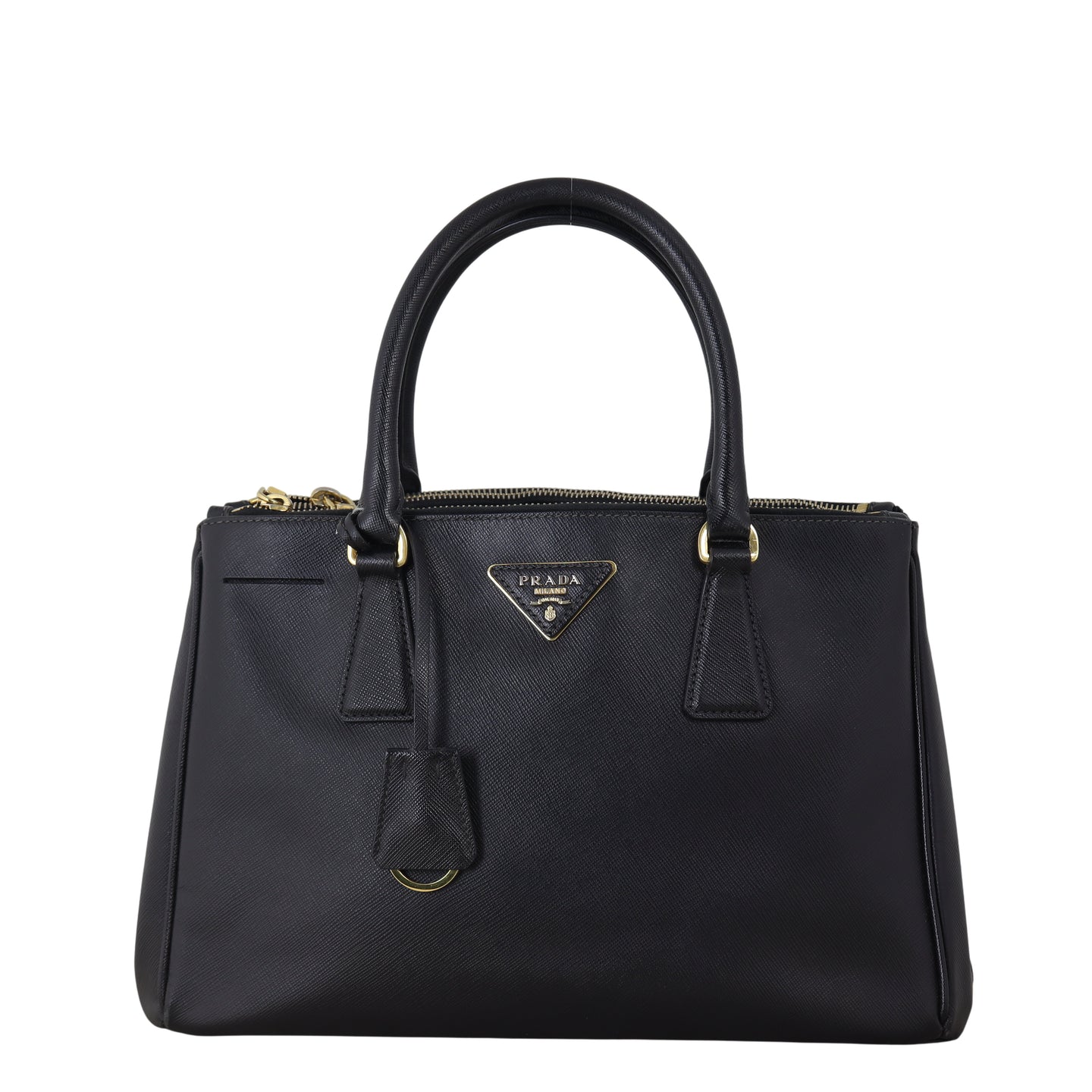 Prada Saffiano Lux Galleria Double Zip Tote Medium