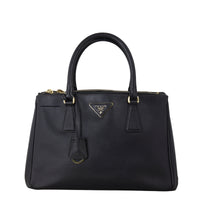 Prada Saffiano Lux Galleria Double Zip Tote Medium