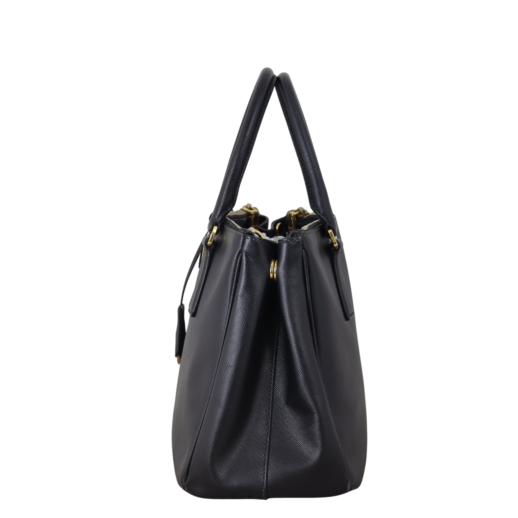 Prada Saffiano Lux Galleria Double Zip Tote Medium
