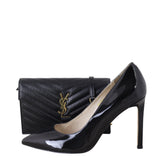 Saint Laurent Cassandre Envelope Chain Wallet