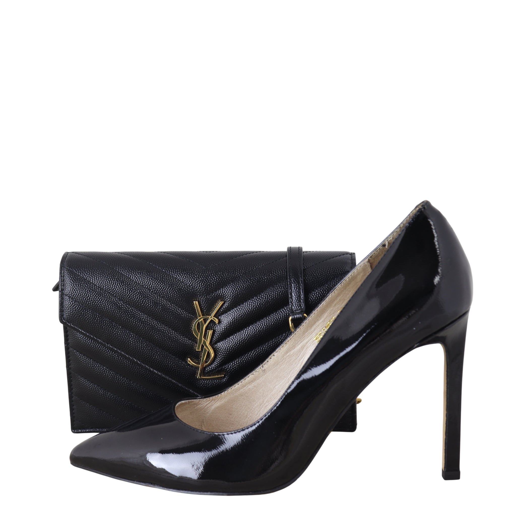 Saint Laurent Cassandre Envelope Chain Wallet